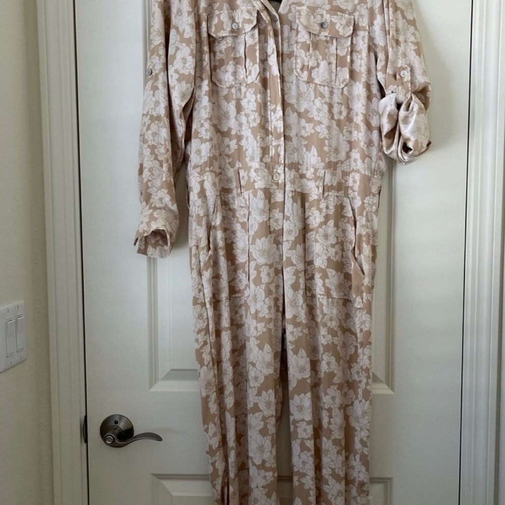 NWT Acacia Swimwear Floral Jumpsuit